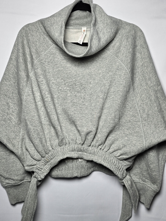 Sweaters - NWT Anthropologie Daily Practice Gray Cowl Neck Drawstring Hem Sweater Sharkbite